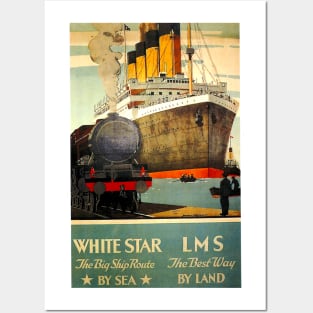 Vintage Travel - White Star Posters and Art